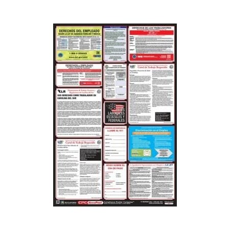 Accuform POSTERS COMBO STATE, FEDERAL AND OSHA PPG400SC PPG400SC